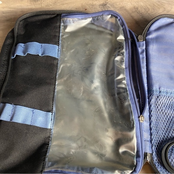 Toiletry Bag Ricardo Beverly Hills Black Multi Compartment Hanging Travel - Picture 5 of 10